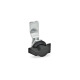 Ganter Chiusure, con manopola, collare corpo di contenimento nero GN 115-SK-10-SW