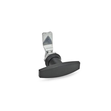 Ganter Chiusure, con manopola, collare corpo di contenimento nero GN 115-ST-40-SW