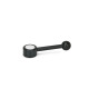 Ganter Maniglie a ripresa piatte con inserto filettato, acciaio GN 125-32-M6-D