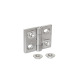 Ganter Cerniere, acciaio INOX, regolabili GN 127-A4-52-40-B-GS