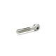 Ganter Viti a occhiello in acciaio INOX con bullone filettato lungo GN 1524-M10-120-NI