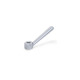 Ganter Maniglie a leva, fusione di precisione in acciaio INOX GN 206-32-M16-NI