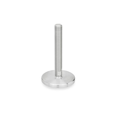 Ganter Piedini di livellamento, acciaio INOX GN 21-100-M24-125-D0-T