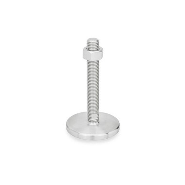 Ganter Piedini di livellamento, acciaio INOX GN 21-80-M16-150-D1-TK