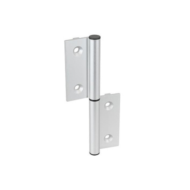 Ganter Cerniere, rimovibili, per profilati di alluminio, con scalino di guida GN 2292-72-162-A-C-EL