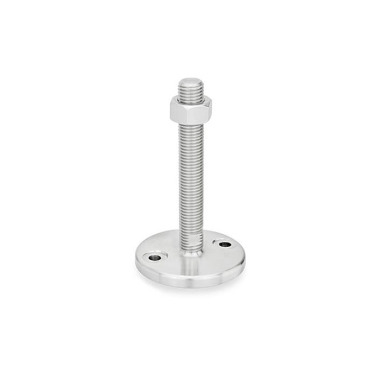 Ganter Piedini di livellamento, acciaio INOX GN 23-100-M16-75-D1-TK