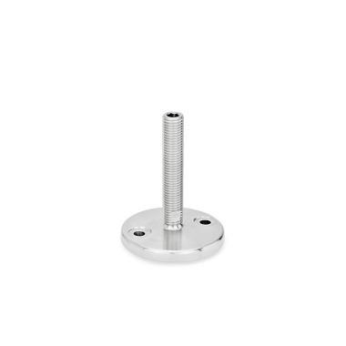 Ganter Piedini di livellamento, acciaio INOX GN 23-100-M24-100-D1-U