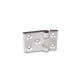 Ganter Cerniere per impieghi gravosi, acciaio INOX, allungate in senso orizzontale GN 237.3-NI-120-80-A-GS