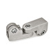 Ganter Morsetti di collegamento girevoli, acciaio INOX GN 285-B12-B14-2-NI