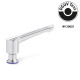 Ganter Maniglie a ripresa, con boccola, acciaio INOX, Hygienic Design GN 305-63-M6-PL-H