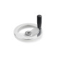 Ganter Volantini di sicurezza con cuscinetto a frizione GN 322.4-140-K14-D-DR