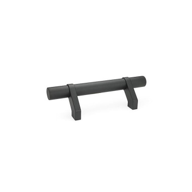 Ganter Maniglie tubolari con supporti mobili per maniglie GN 333.2-28-392-A-SW