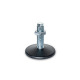 Ganter Piedini di livellamento, senza foro di fissaggio centrale GN 36-125-M24X2-120-C