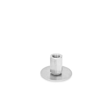 Ganter Piedini di livellamento, acciaio INOX AISI 304 GN 41-40-M10-28-D0-X