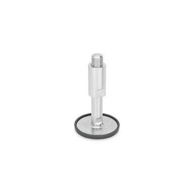 Ganter Piedini di livellamento, acciaio INOX AISI 304 GN 41-80-M20-159-D1-W