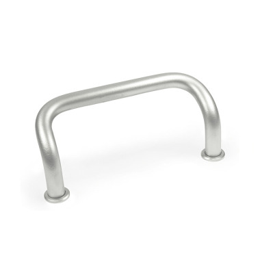 Ganter Maniglie a ponte per armadi, acciaio INOX GN 425.1-NI-8-88-EP