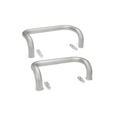 Ganter Maniglie a ponte per armadi, acciaio INOX GN 426.6-20-200-B