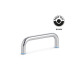 Ganter Maniglie a ponte per armadi, acciaio INOX, Hygienic Design GN 429-A4-12-160-PL-E