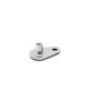 Ganter Piedini di livellamento, acciaio INOX, con aletta di fissaggio, a forma di goccia GN 43-50-M10-28-D3-X