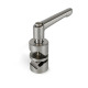 Ganter Morsetti di sostegno girevoli in acciaio INOX GN 490-12-12-B-NI