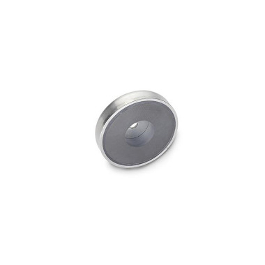 Ganter Magneti di ritegno in acciaio INOX, con foro alesato GN 50.45-HF-32-7-5,5