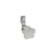 Ganter Chiusure, acciaio INOX, con corpo di contenimento esteso, con manopola GN 515-NI-SG-30-18-BL