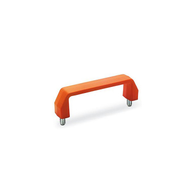 Ganter Maniglie a ponte per armadi, plastica GN 528.4-PA-179-M8-OR