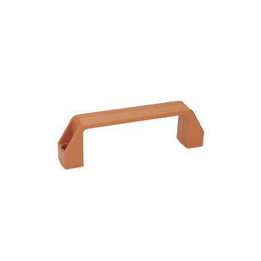 Ganter Maniglie a ponte per armadi, plastica GN 528-PA-179-8,5-OR