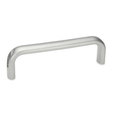 Ganter Maniglie a ponte per armadi, acciaio INOX GN 565.5-20-112-B-GS