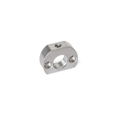 Ganter Flange di posizionamento in acciaio INOX GN 612.1-M20X1,5-A-NI