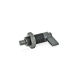 Ganter Pistoncini di posizionamento a molla con leva, acciaio GN 612-10-M16X1,5-AK