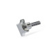 Ganter Volantini di serraggio a croce in acciaio INOX, AISI 316 GN 6335.5-A4P-40-M8-20