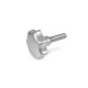 Ganter Volantini di serraggio a stella in acciaio INOX, AISI CF-8 GN 6336.5-ES-63-M12-50