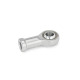 Ganter Teste a snodo sferico con filettatura interna, acciaio INOX GN 648.5-16-M16L-WH