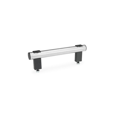 Ganter Maniglie tubolari, tubolare in alluminio/acciaio INOX GN 666.1-30-200-NG