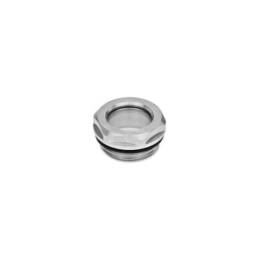 Ganter Spie di livello olio, acciaio INOX, resistente a temperature fino a 100 °C GN 743.4-11-M16X1,5-B