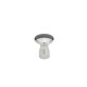 Ganter Manopole a fungo, acciaio INOX GN 75.5-36-M10-D-PL