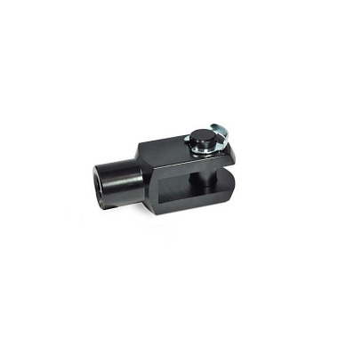 Ganter Articolazioni a forcella, alluminio GN 751-10-20-M10-KL-AL