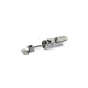 Ganter Chiusure a leva, acciaio / acciaio INOX, senza meccanismo di bloccaggio GN 761-100-T-NI