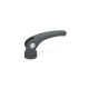 Ganter Leve a camma eccentrica, plastica, con boccola filettata in acciaio GN 926-63-M6-A