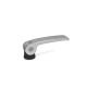 Ganter Leve a camma eccentrica con filettatura interna, leva in acciaio GN 927.3-101-M8-B