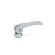 Ganter Leve a camma eccentrica con filettatura interna, leva in lega di zinco pressofusa GN 927-101-M10-A-S