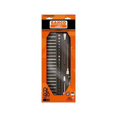 BAHCO Inserto in schiuma Fit&Go 1/3, set di punte - 49 pezzi FF1E2503EH