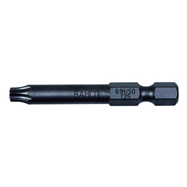 BAHCO Bit 1/4, 50 mm, extra duro, Torx®, T 10, conf. da 5 61H/50T10