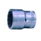 BAHCO Inserto per chiave a bussola, 3/8, 12 punte, parete sottile, apertura 7 mm A7400DM-7