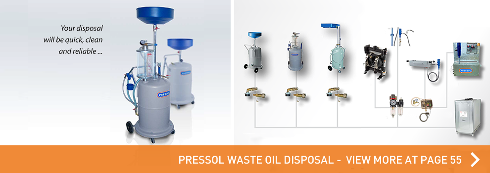 Go to the waste oil disposal by PRESSOL