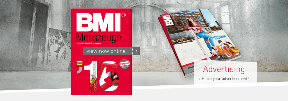 go to the new catalog of BMI products and advertising