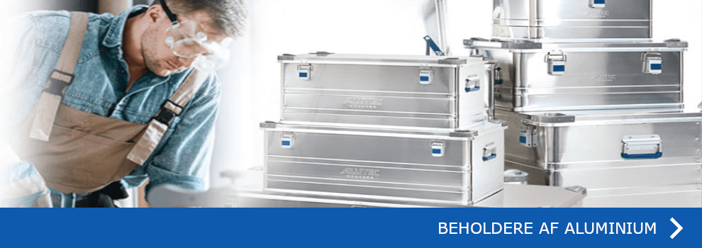 ALUTEC - BEHOLDERE AF ALUMINIUM