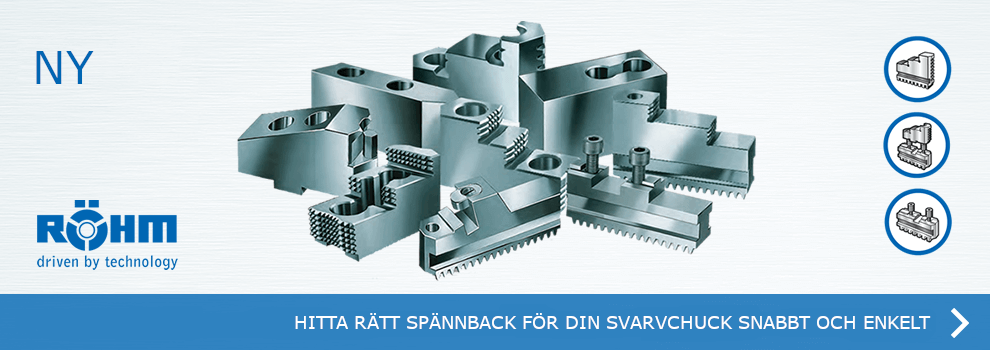 RÖHM - Hitta rätt spännback till din svarvchuck snabbt och enkelt.