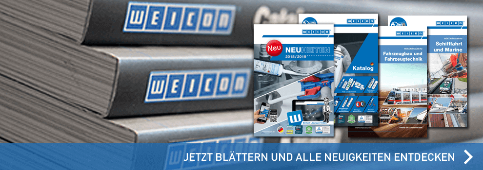 Hier geht es zum aktuellen online blätter Katalog von Weicon